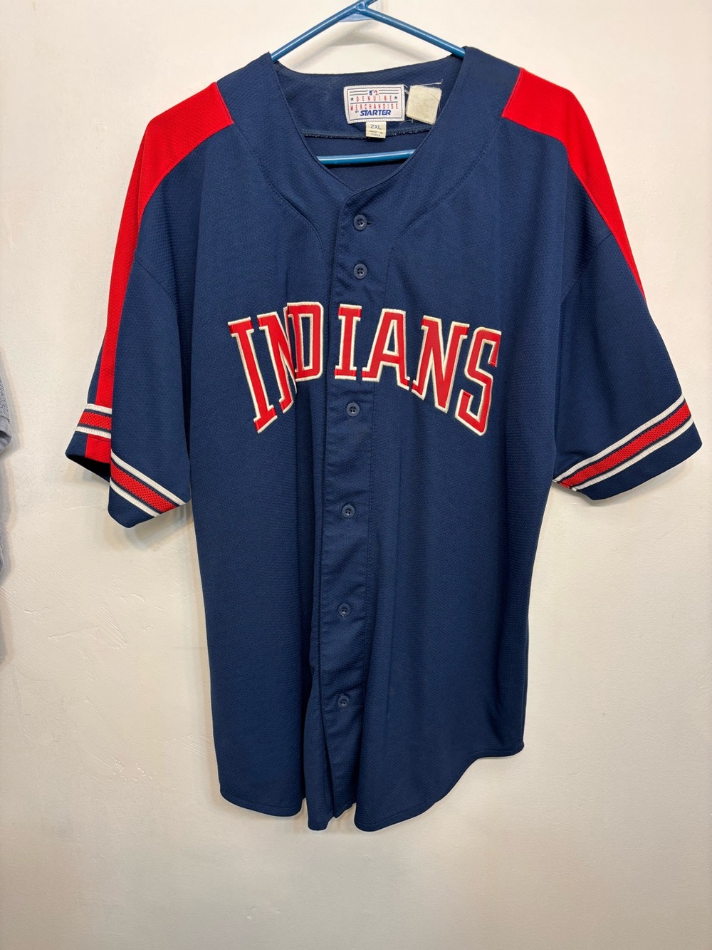 Vintage Genuine Merchandise Starter Cleveland Indians Jim Thome #25 Jersey 2XL - Picture 3 of 8